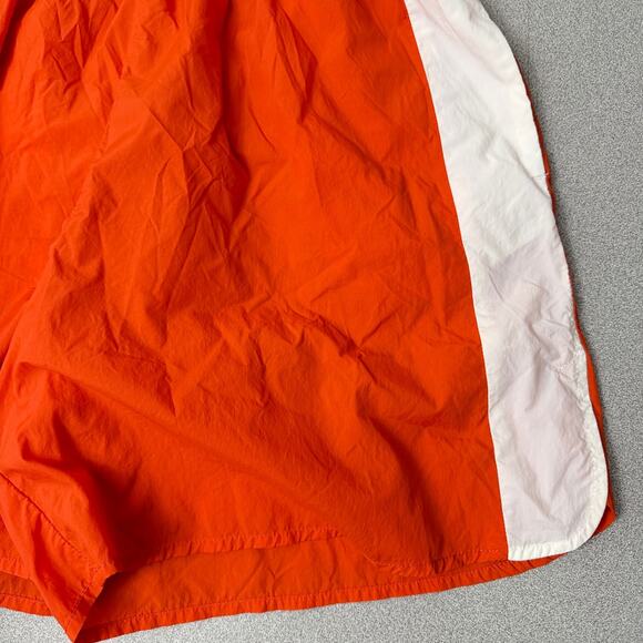 Rag & Bone Athletic Shorts XS Orange White Stripe Run Workout Train Lightweight - Picture 3 of 10